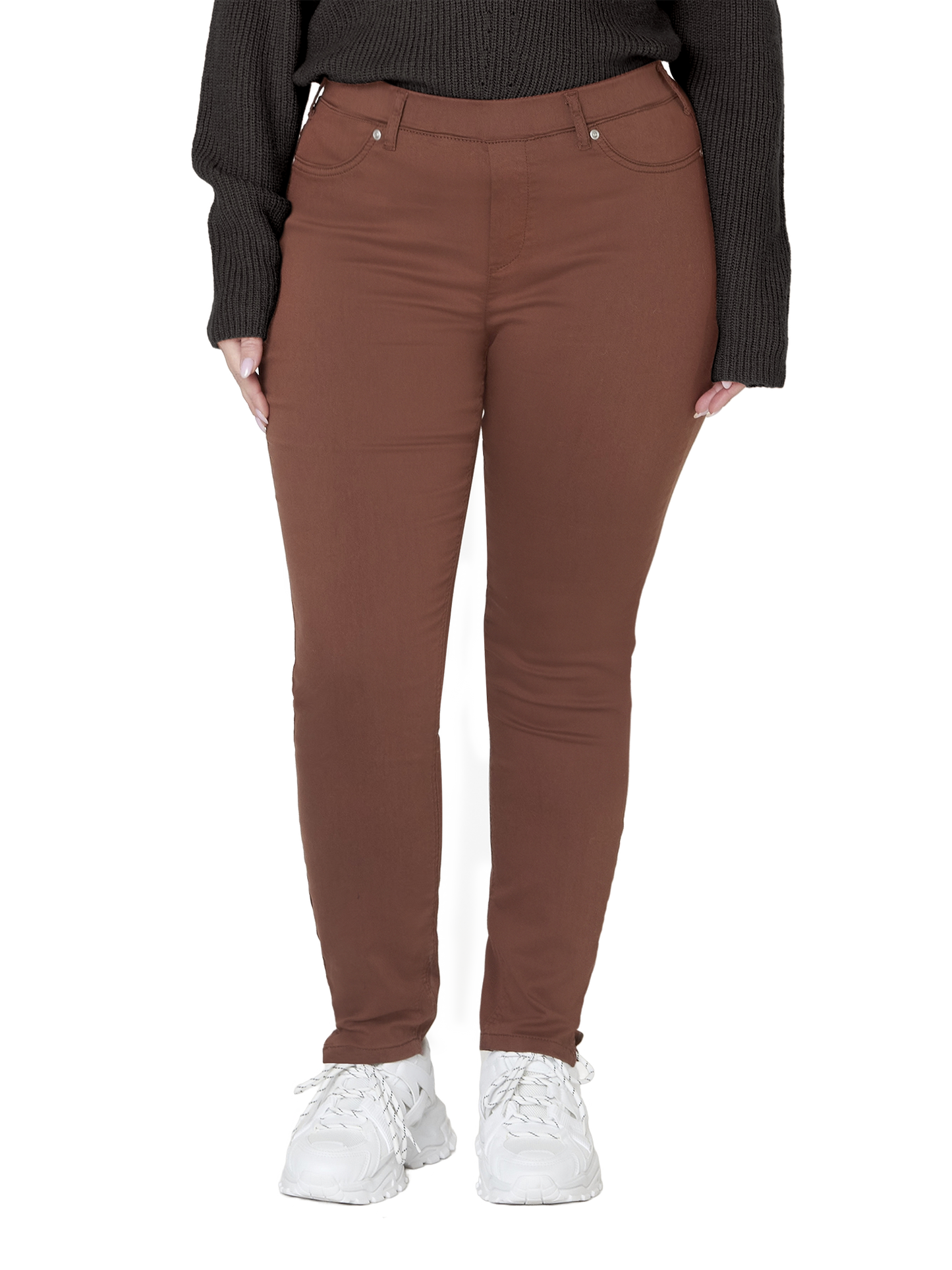 Ciso Sofia slim fit 7/8 Tiramisu