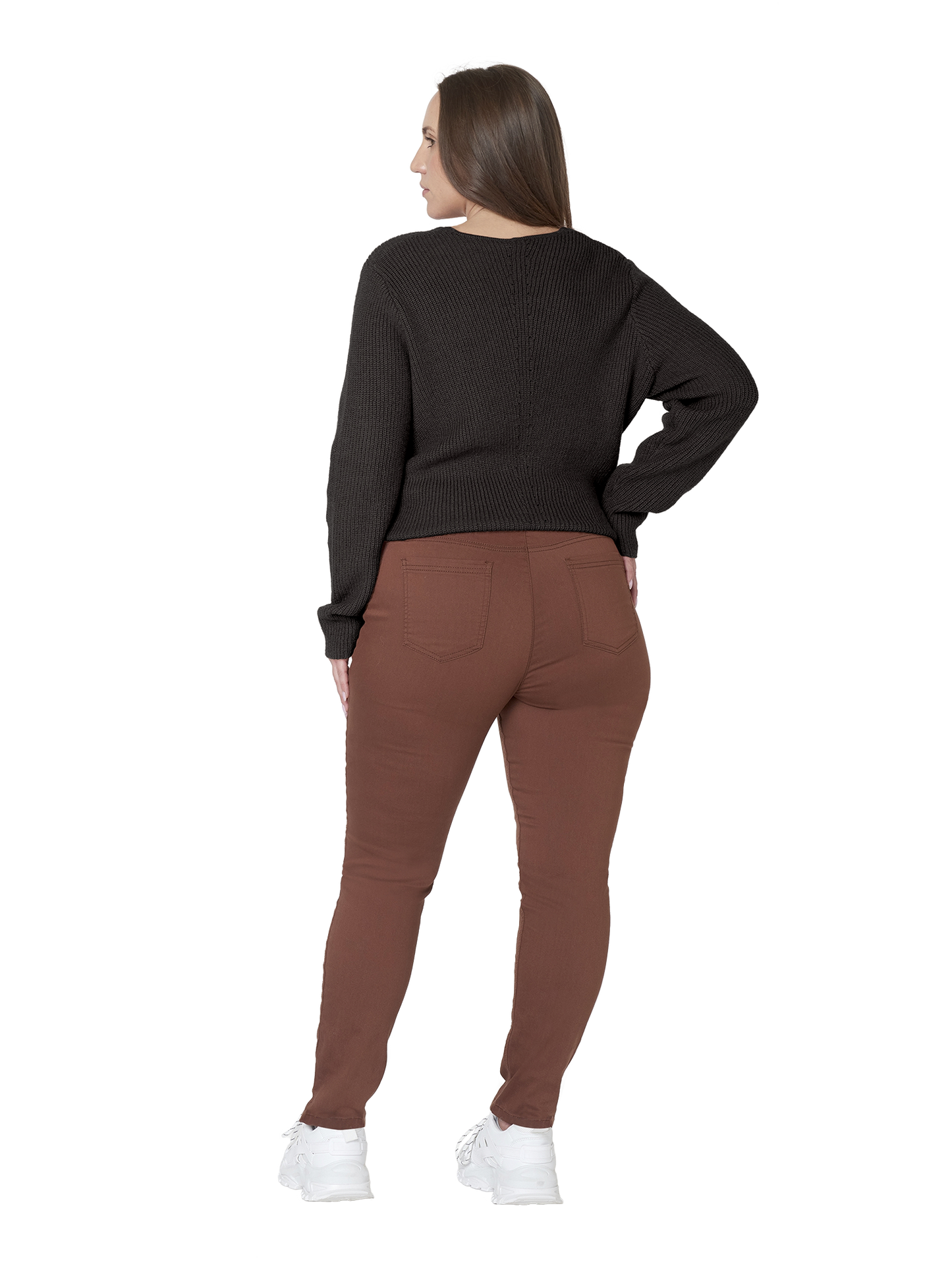 Ciso Sofia slim fit 7/8 Tiramisu
