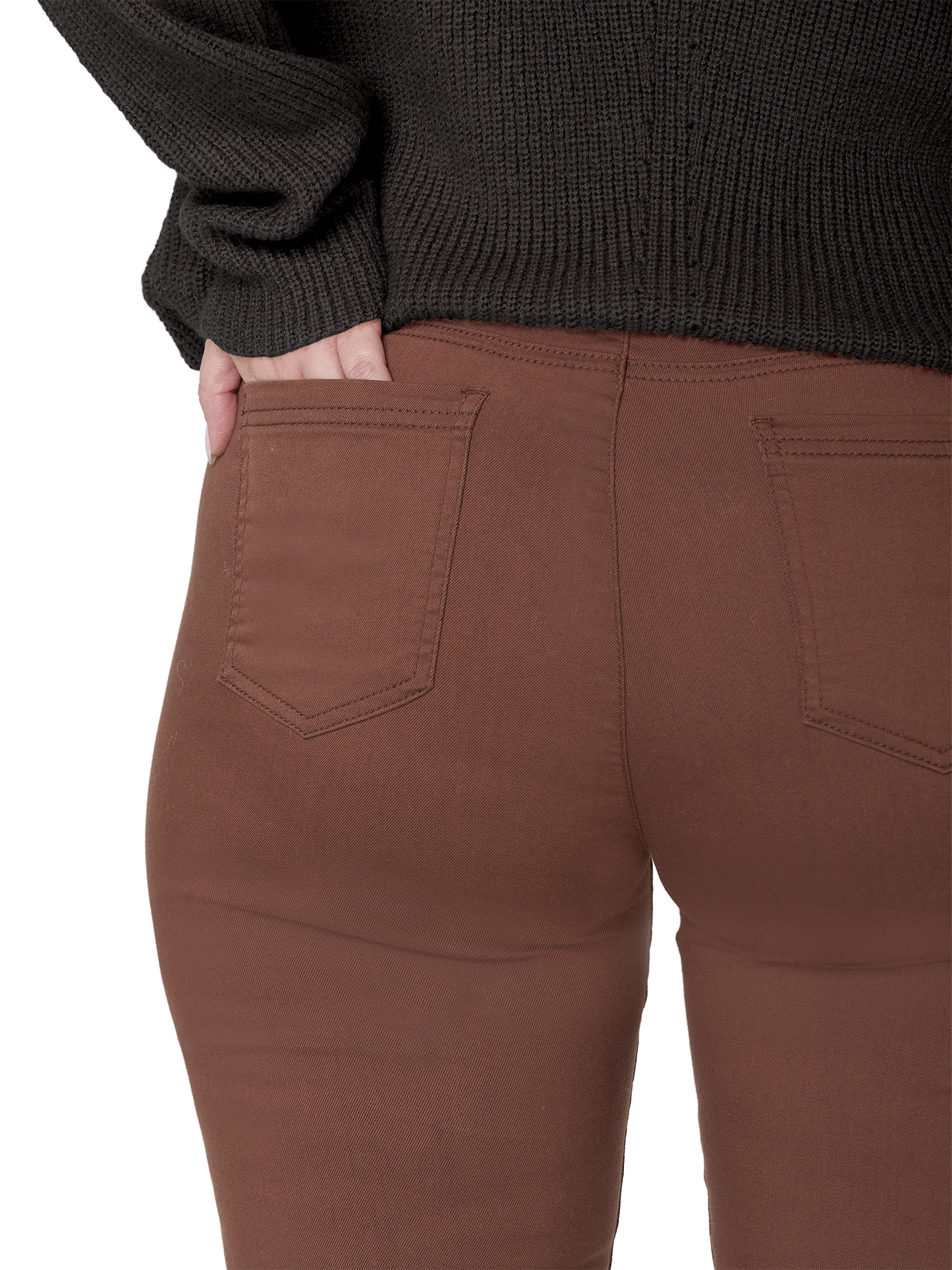 Ciso Sofia slim fit 7/8 Tiramisu