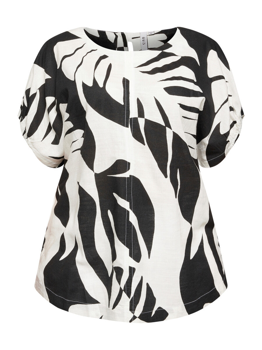 Ciso top zwart wit