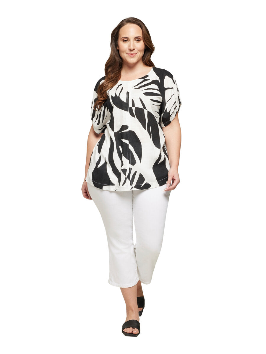 Ciso top zwart wit