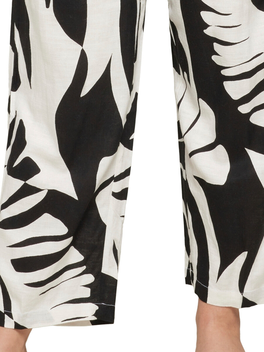 Ciso lange broek zwart wit