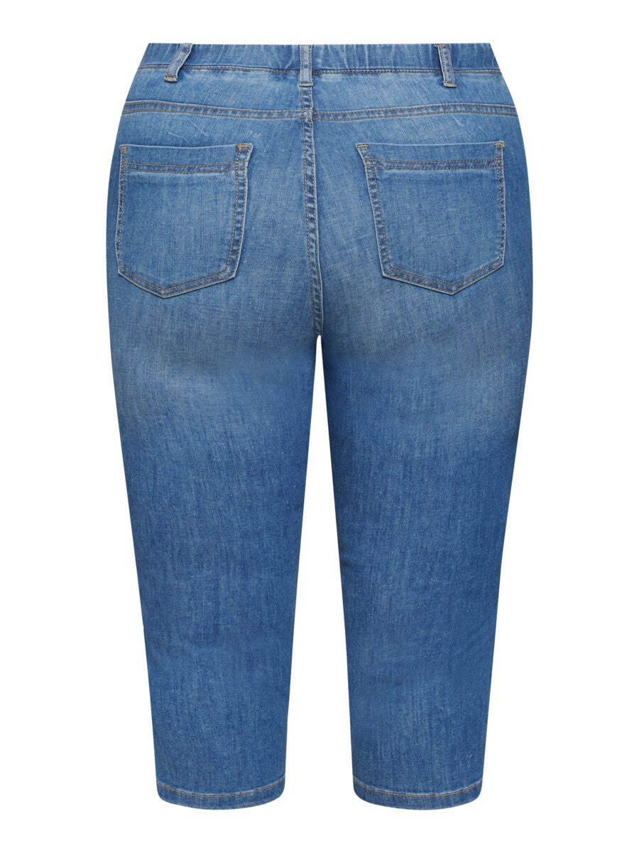 Ciso sofia capri jeans blue denim