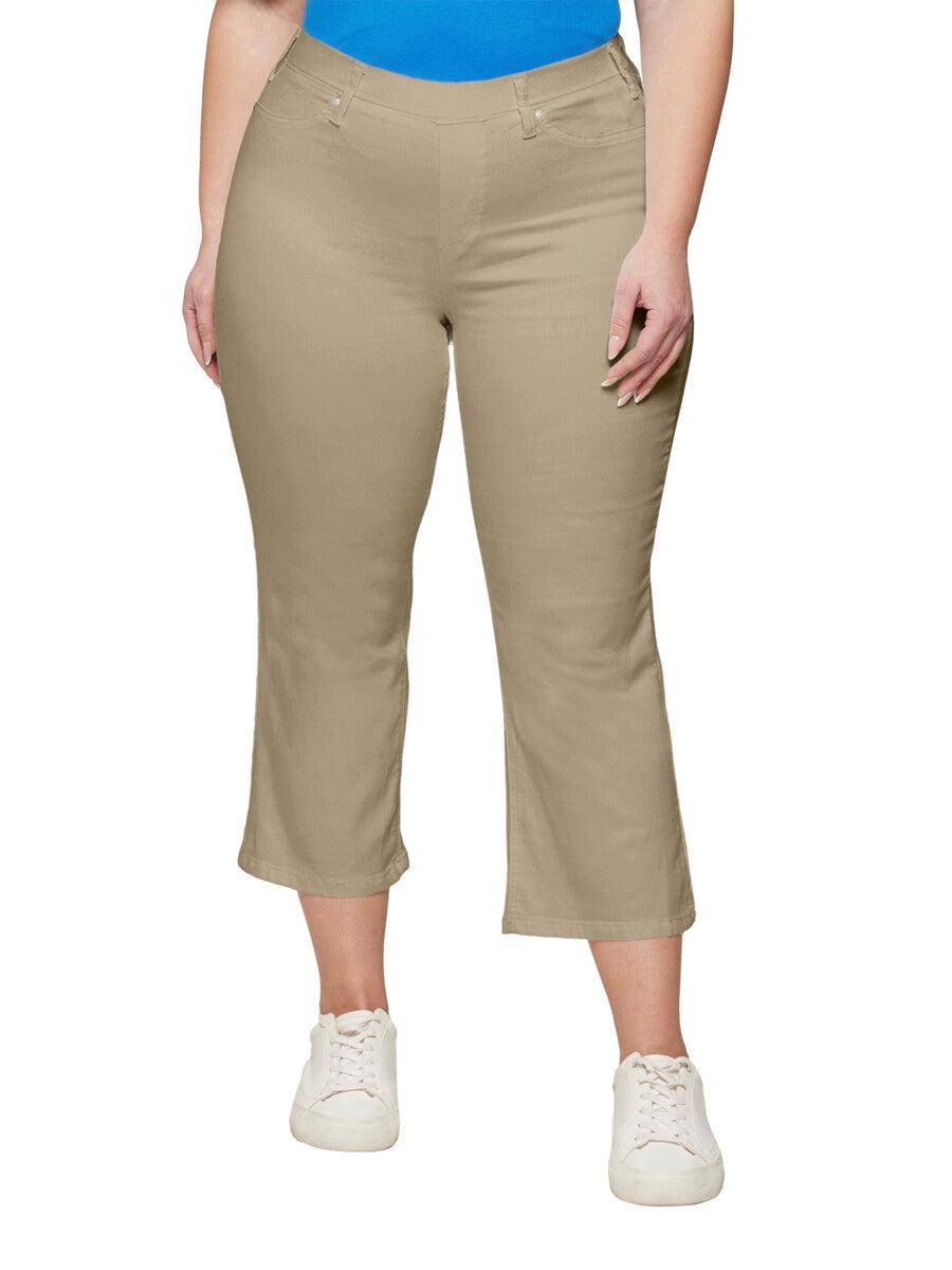 CISO Sofia Flared Leg Pants beige