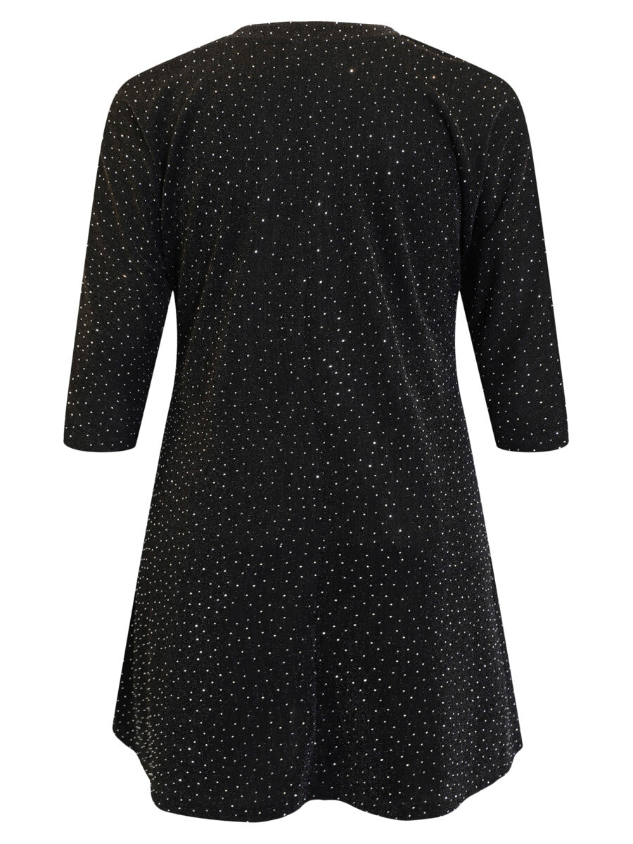 Ciso jurk zwart glitter