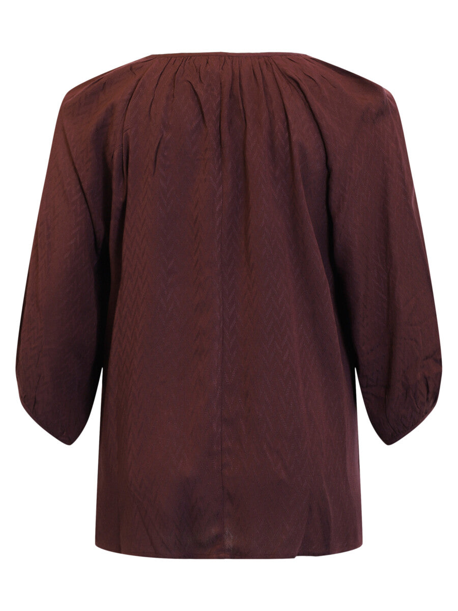 Ciso blouse wine fudge