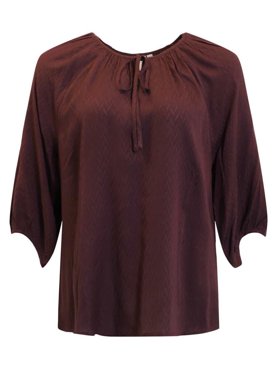 Ciso blouse wine fudge