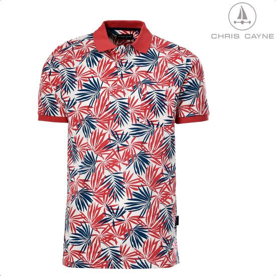 Chris Cayne polo rood garnet rose