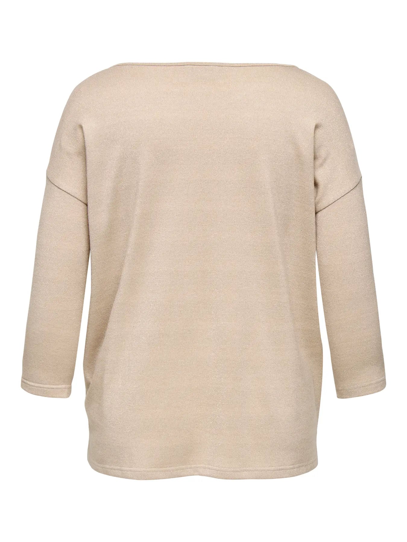 ONLY CARMAKOMA CARGABBY 3/4 SLEEVE BOATNECK BLOUSE JRS