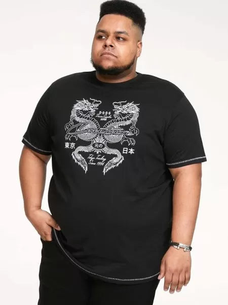 Duke 555 Elijah T-shirt Zwart