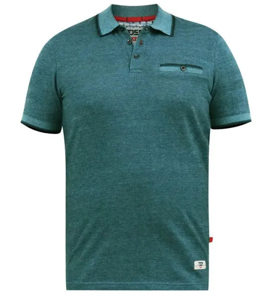 Duke 555 Troy Polo Groen/Blauw Big Men Size