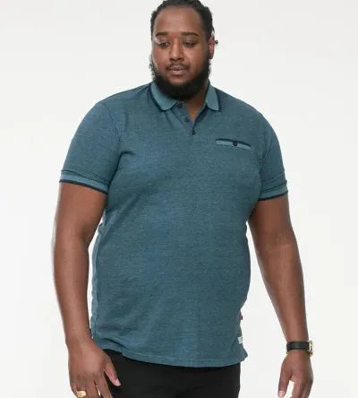 Duke 555 Troy Polo Groen/Blauw Big Men Size