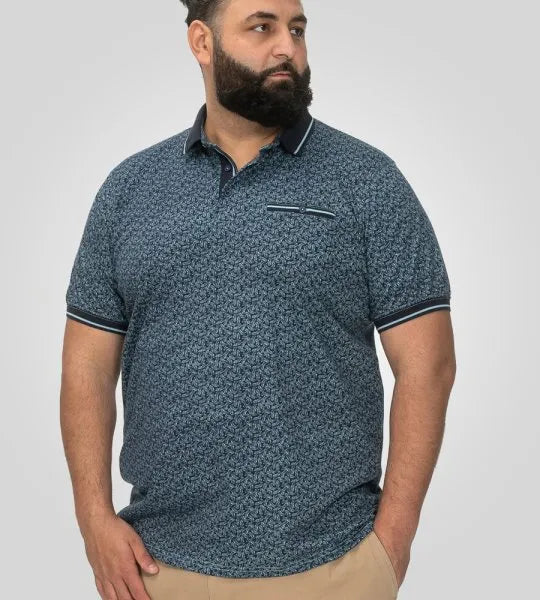 Duke 555 Woolwich Polo Blauw Big Men Size