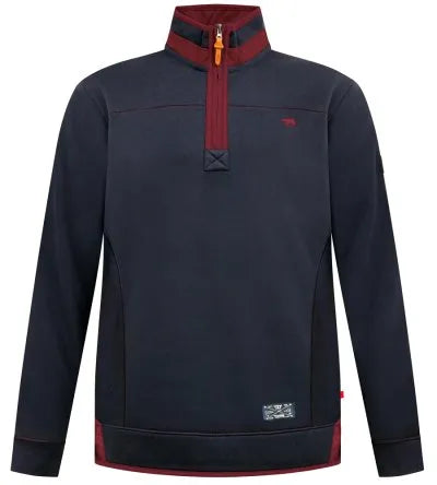 D555 Leicester- 1 Sweater Blauw Big Men Size