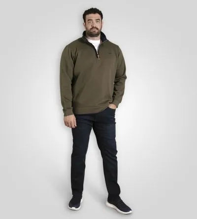 D555 Leicester- 2 Sweater Khaki Big Men Size