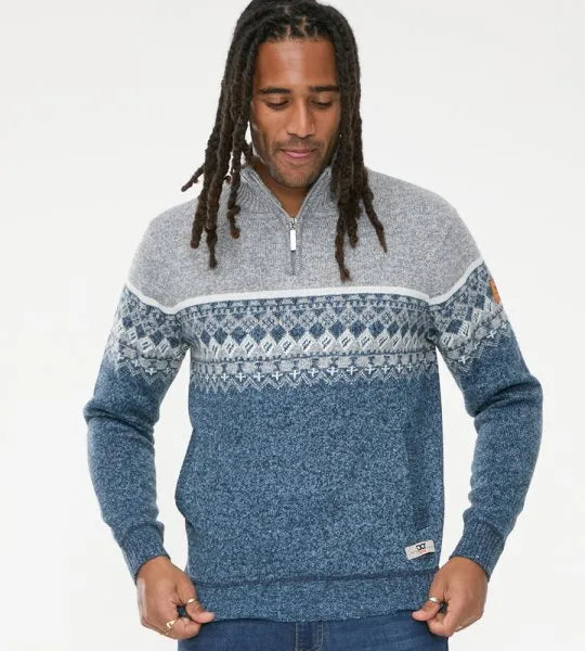 Duke 555 Ruddington Trui Blauw