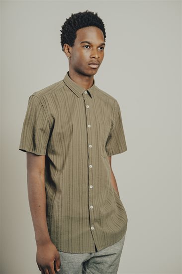 Gnious overhemd Baveno Brown Olive