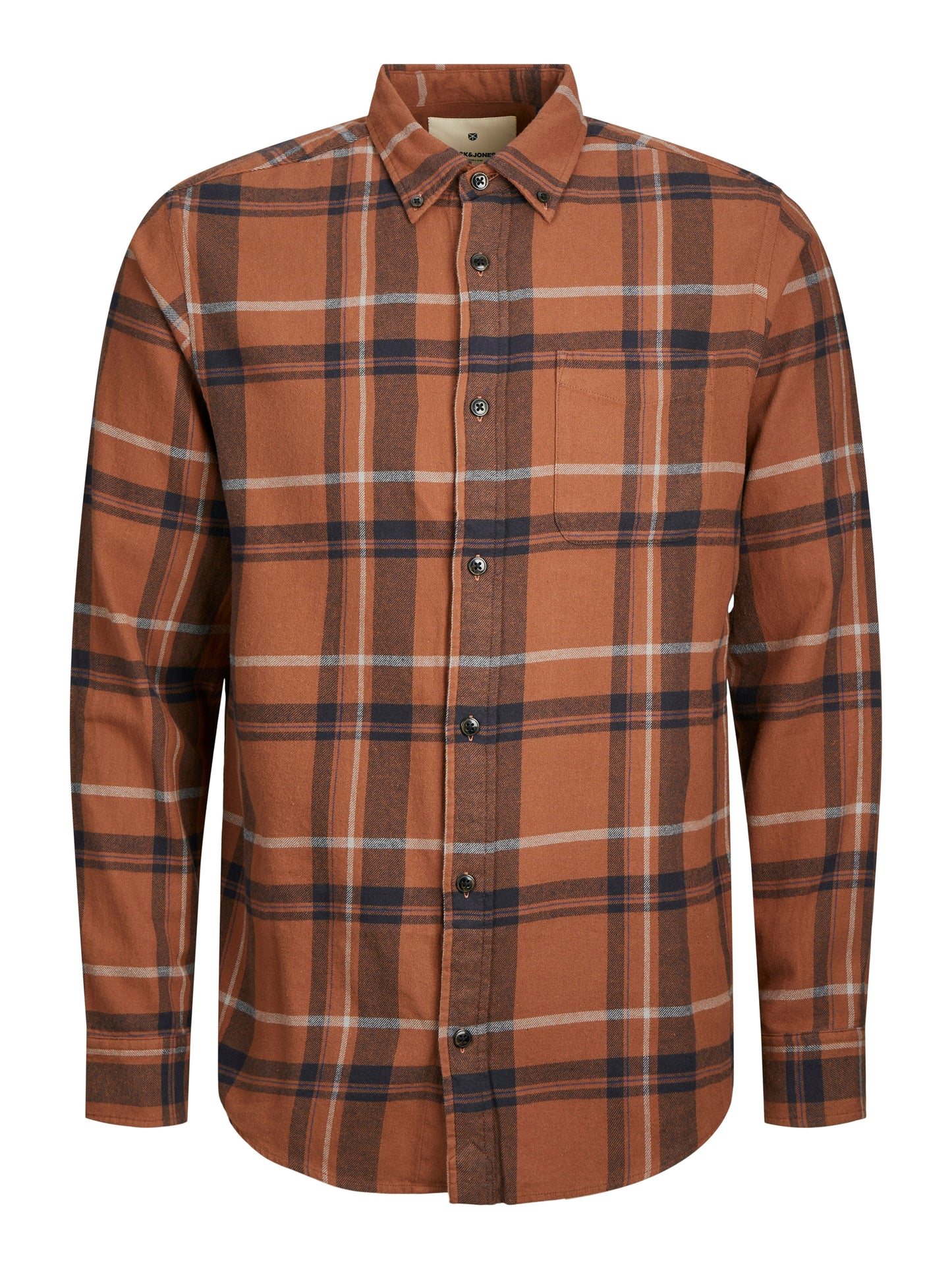 JACK&JONES JPRBLUBROOK CHECK TWILL SHIRT L/S PS BRUIN