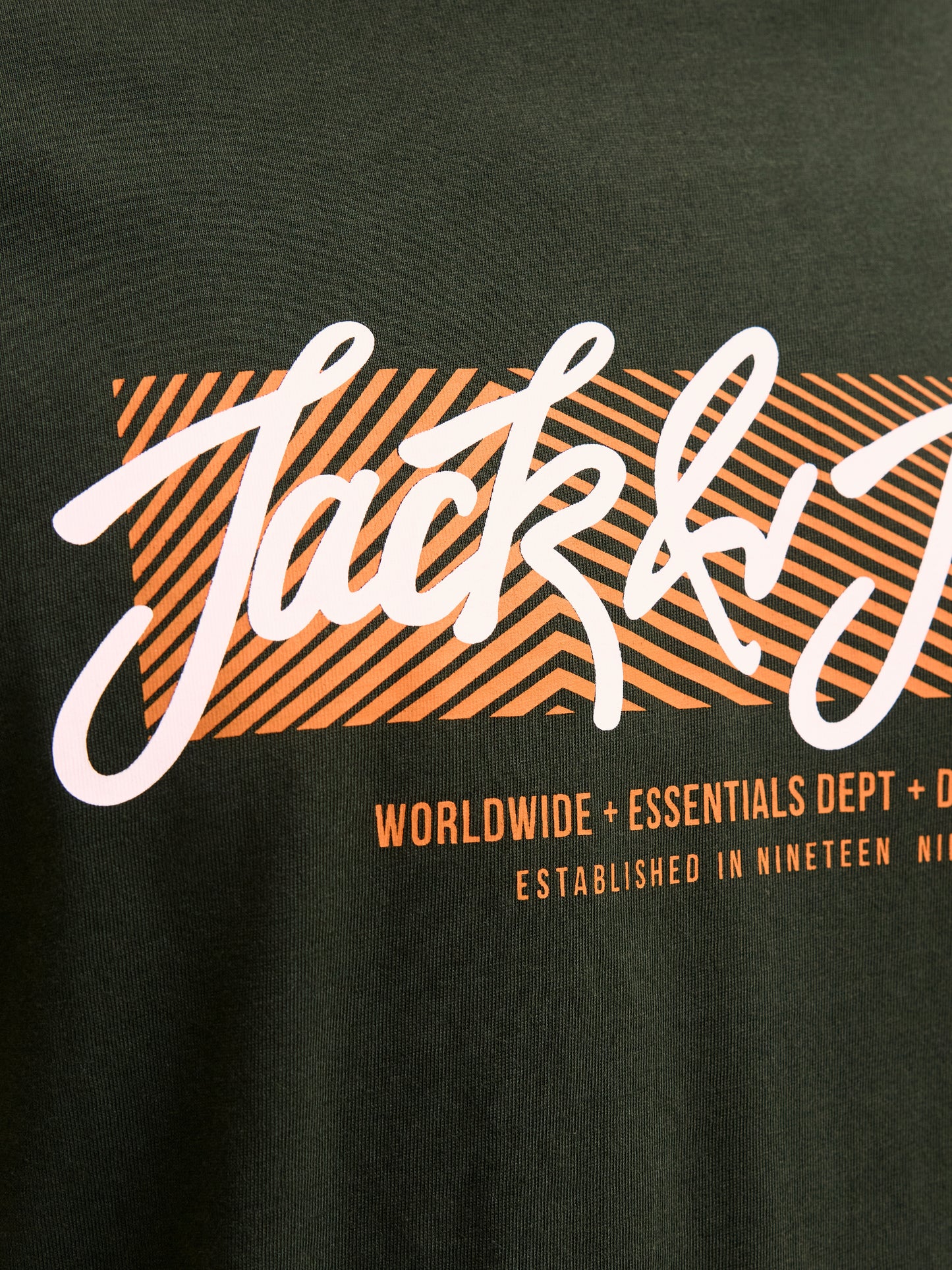 JACK&JONES JJURBAN TEE SS CREW NECK PLS GROEN