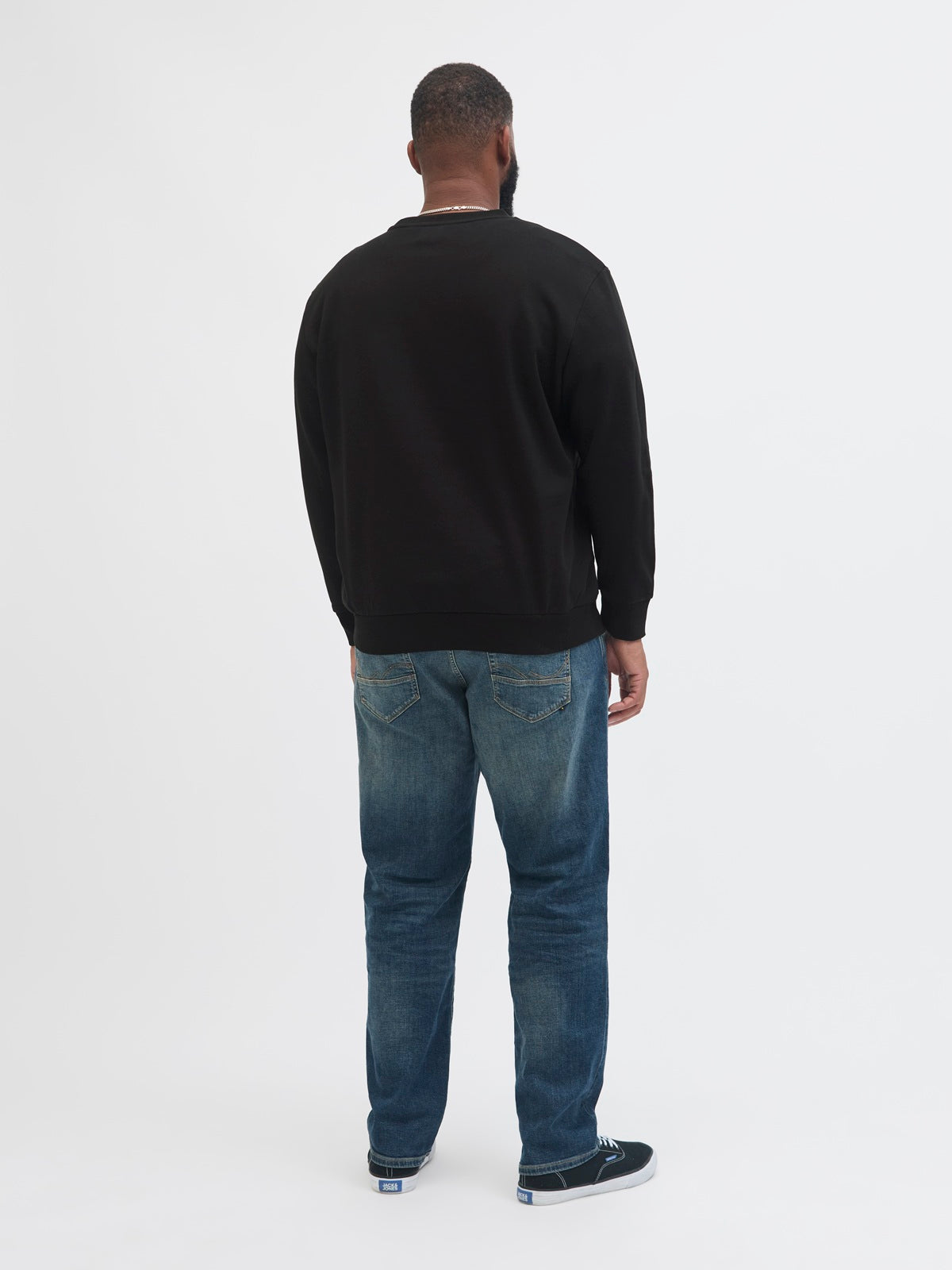 JACK&JONES JJBRANDY SWEAT CREW NECK PLS ZWART
