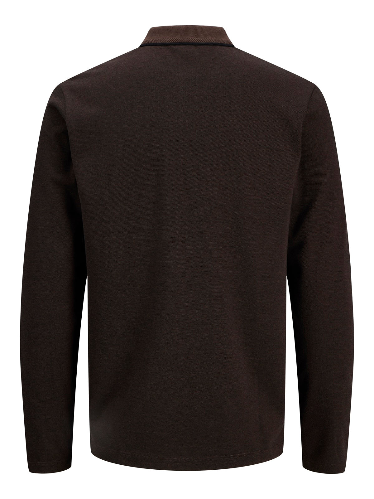 JACK&JONES JPRBLUALVES LS POLO PLS KLEUR HOT FUDGE