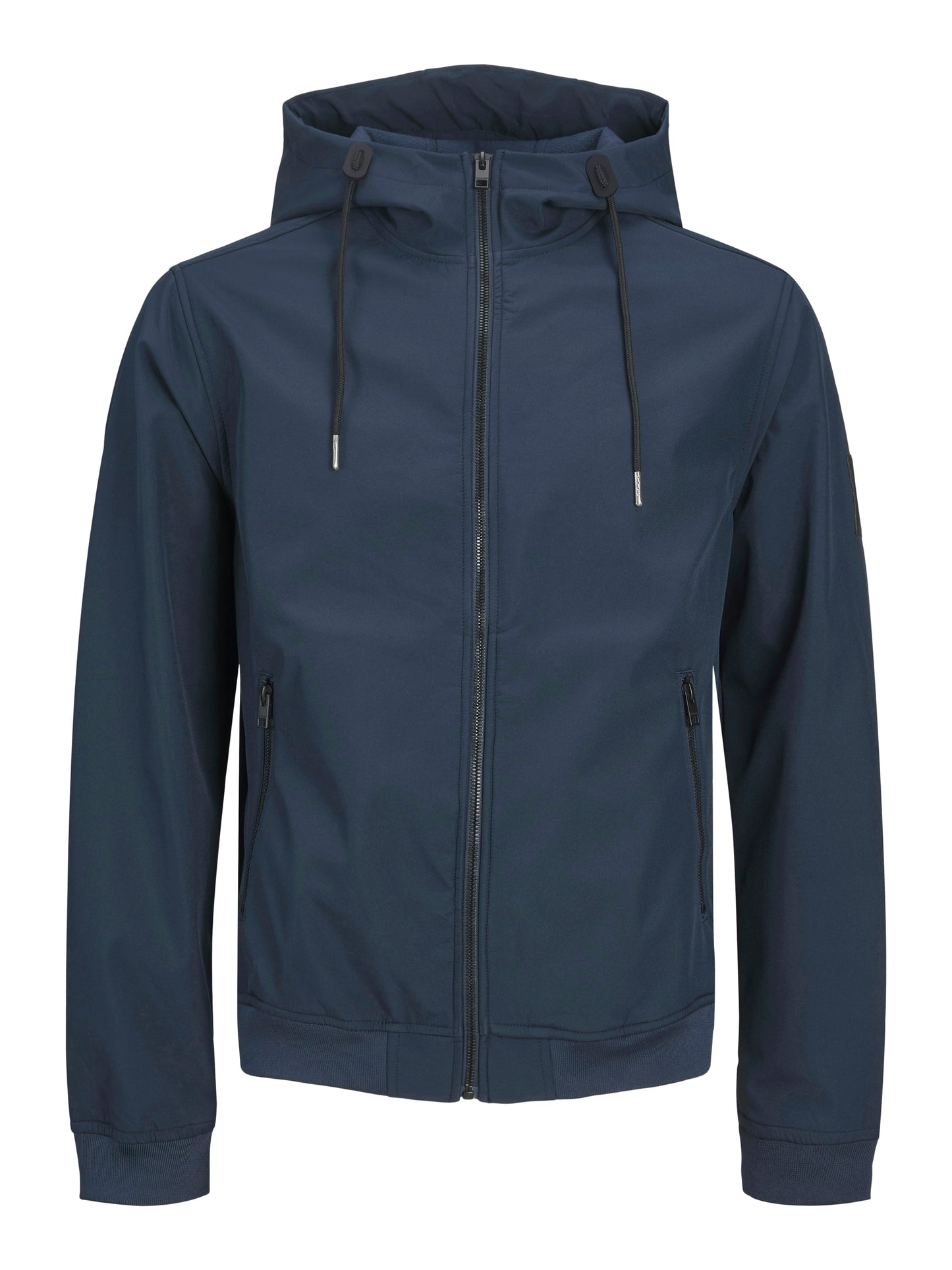 JACK&JONES JJEBASIC SOFTSHELL HOOD NOOS PLS BLAUW
