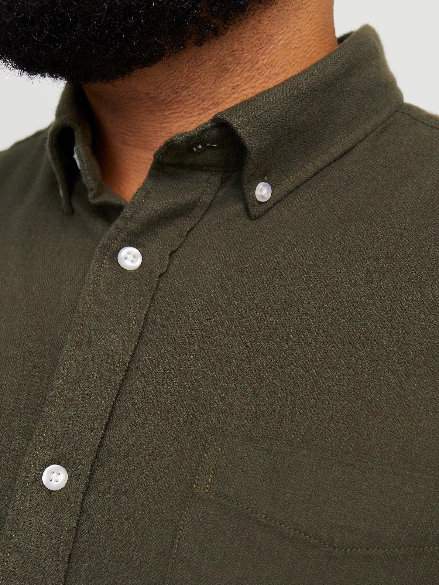 JACK&JONES JPRBLUNORRIS FLANNEL LS SHIRT BF PLS GROEN