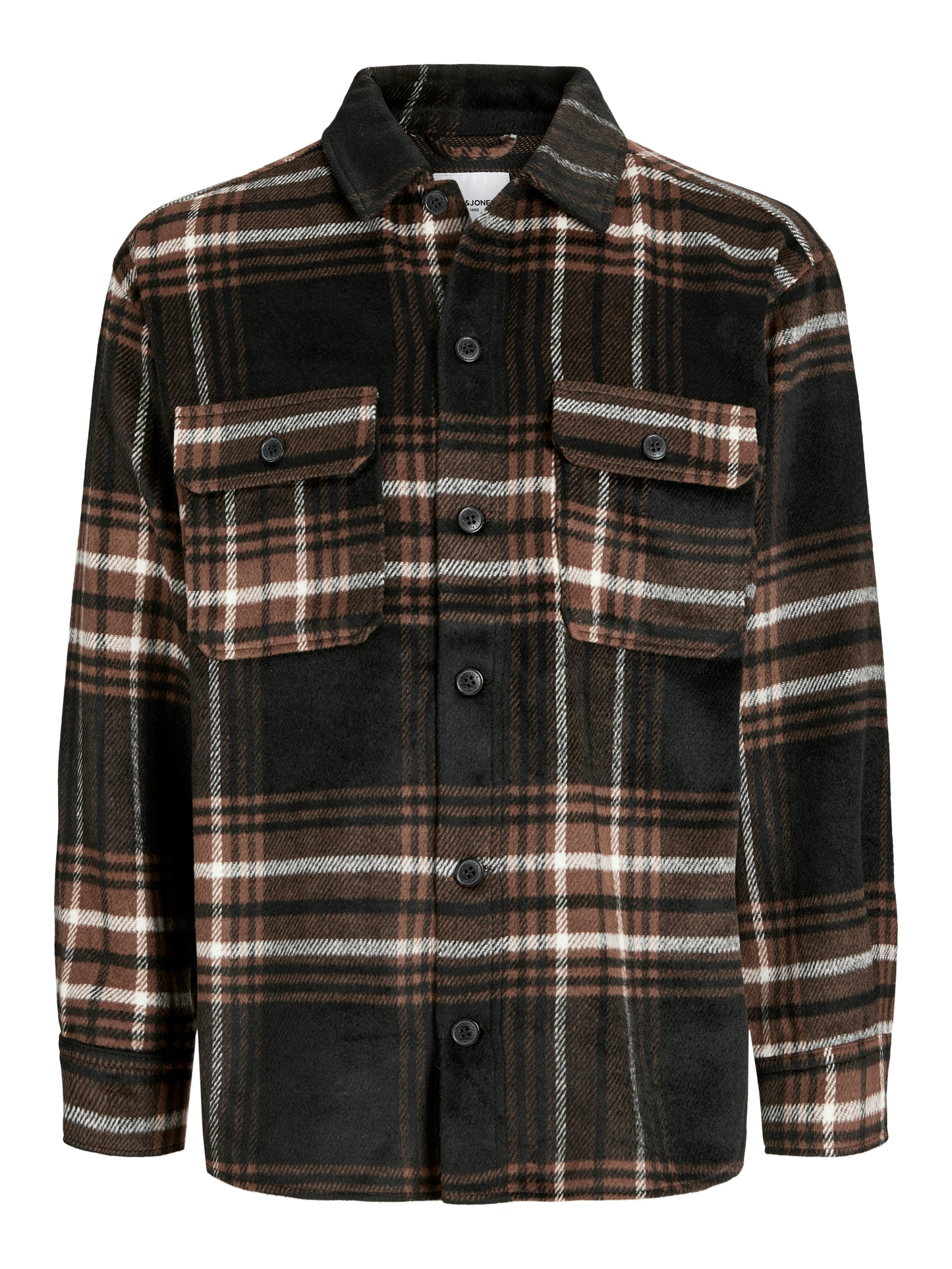 JACK&JONES JJEBRADLEY OLLIE OVERSHIRT LS NOOS BRUIN