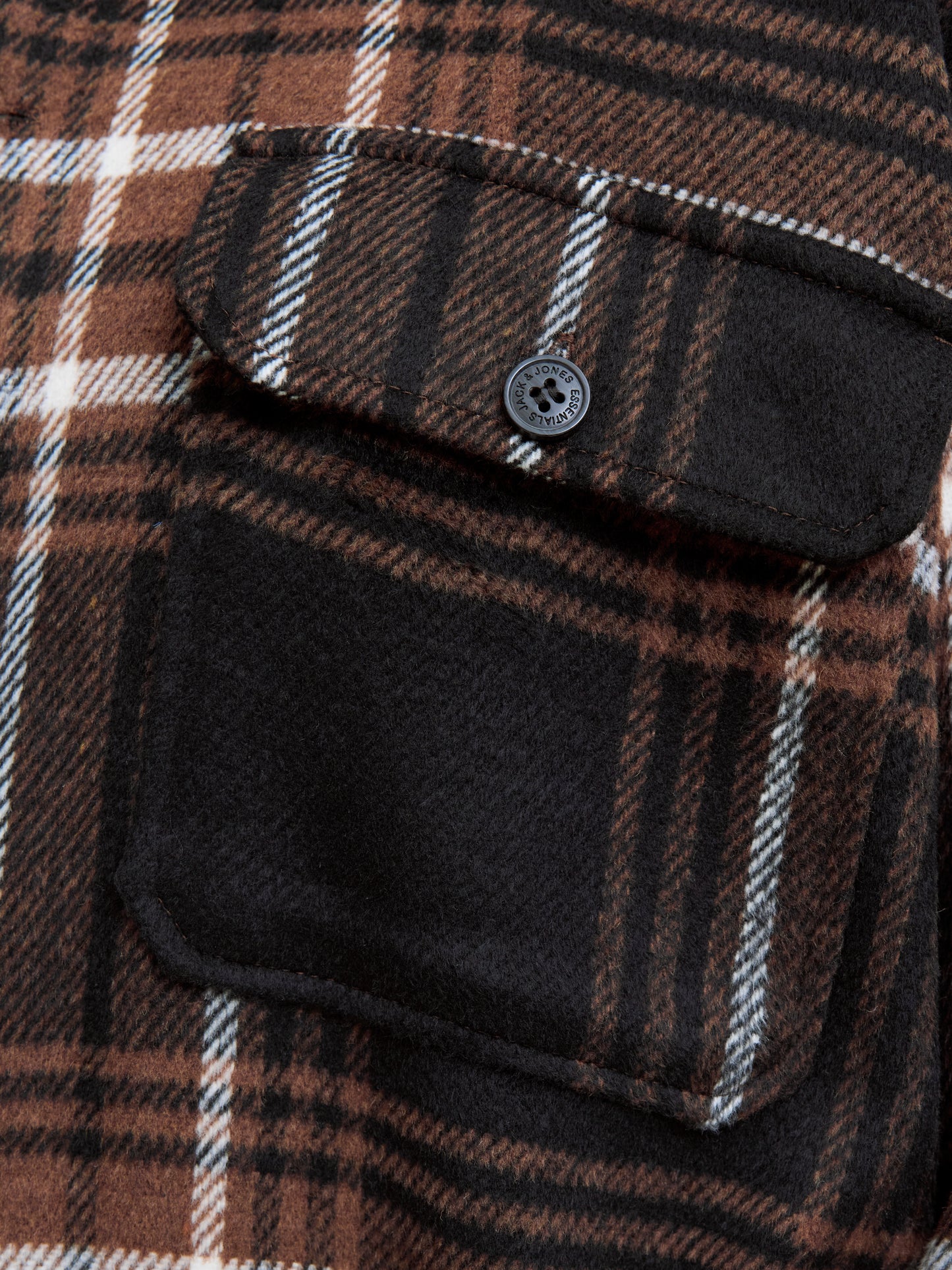 JACK&JONES JJEBRADLEY OLLIE OVERSHIRT LS NOOS BRUIN