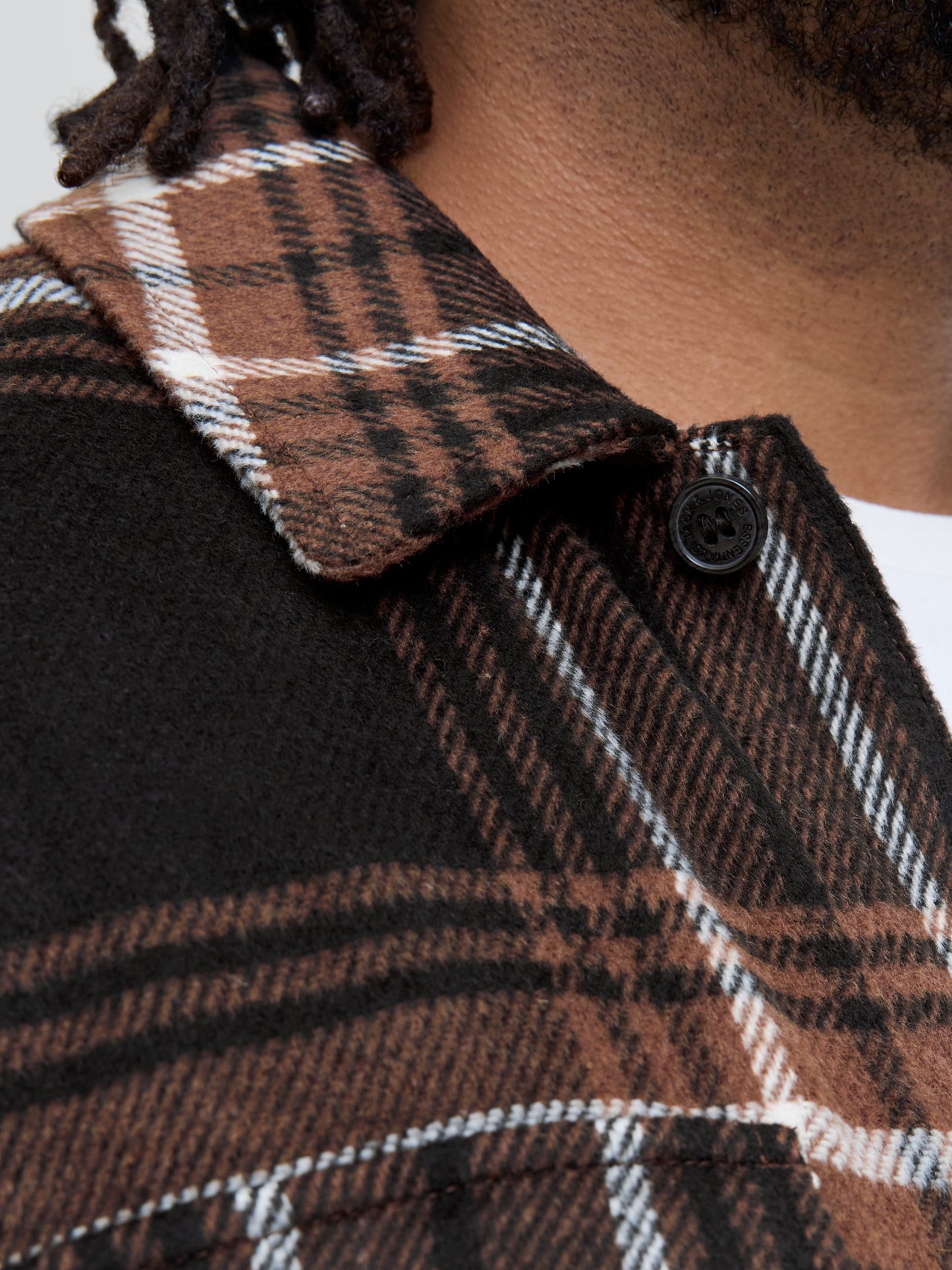 JACK&JONES JJEBRADLEY OLLIE OVERSHIRT LS NOOS BRUIN