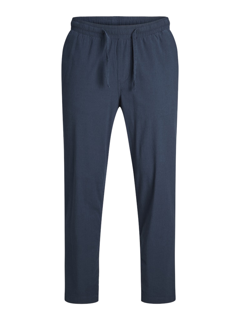 Jack & Jones PLUS JPSTACE JJBREEZE LINEN BLEND PLS Navy