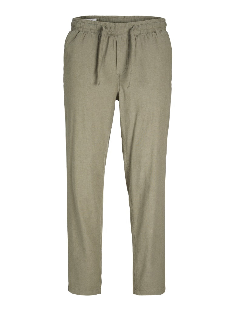 Jack & Jones PLUS JPSTACE JJBREEZE LINEN BLEND PLS Deep Lichen Green