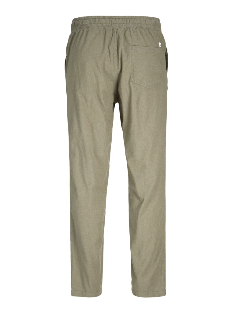 Jack & Jones PLUS JPSTACE JJBREEZE LINEN BLEND PLS Deep Lichen Green