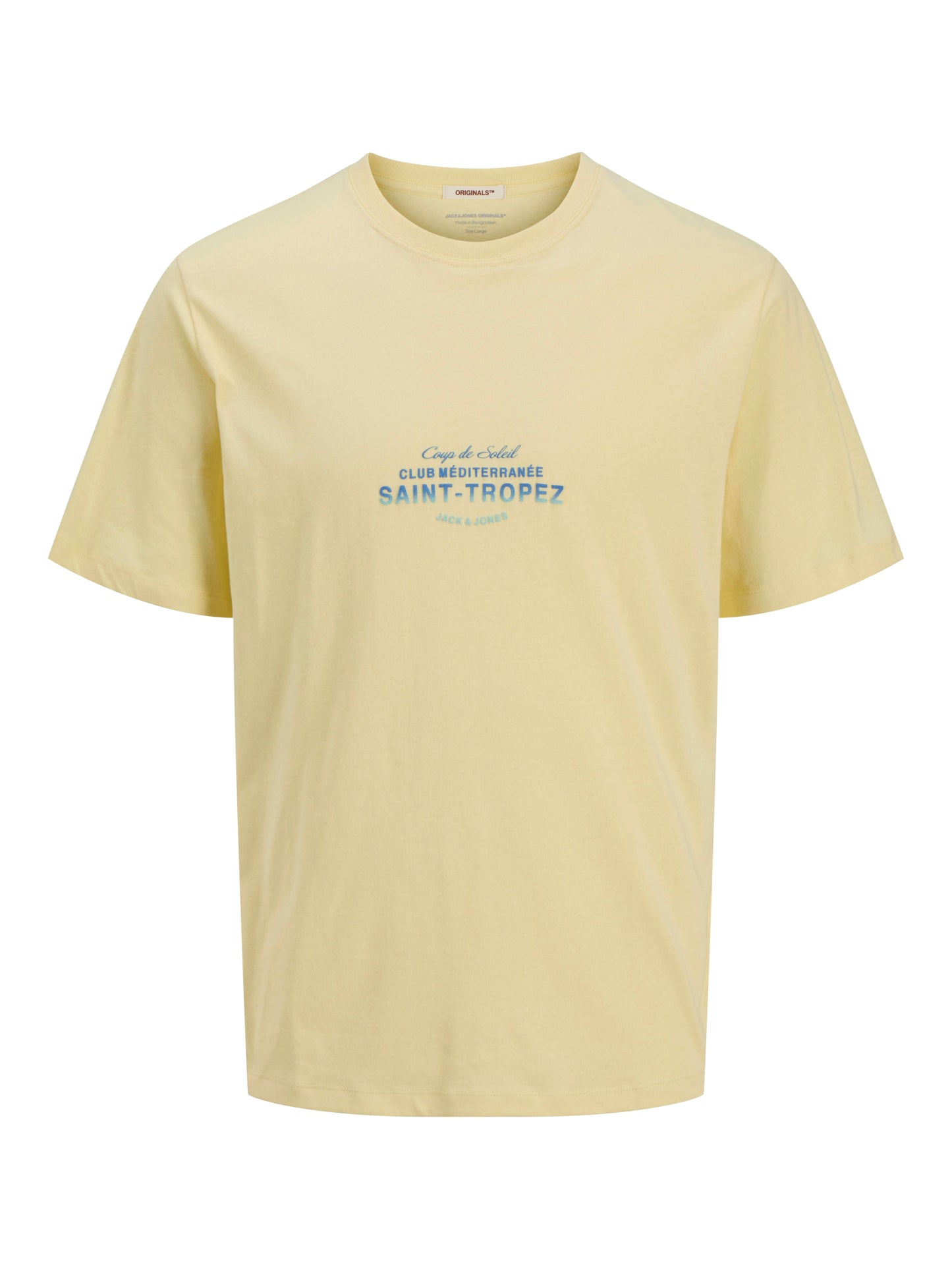 JACK&JONES JORCANGGU CHEST TEE SS CREW NECK PLS CREAM