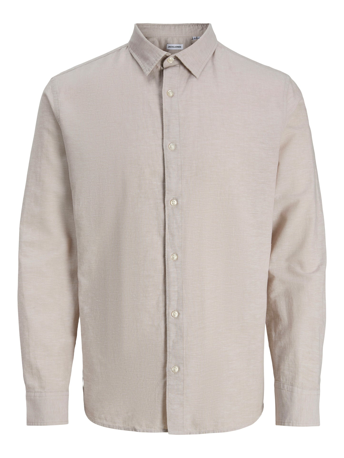 JACK&JONES JJEBREEZE LINEN BLEND SHIRT L/S SN PLS