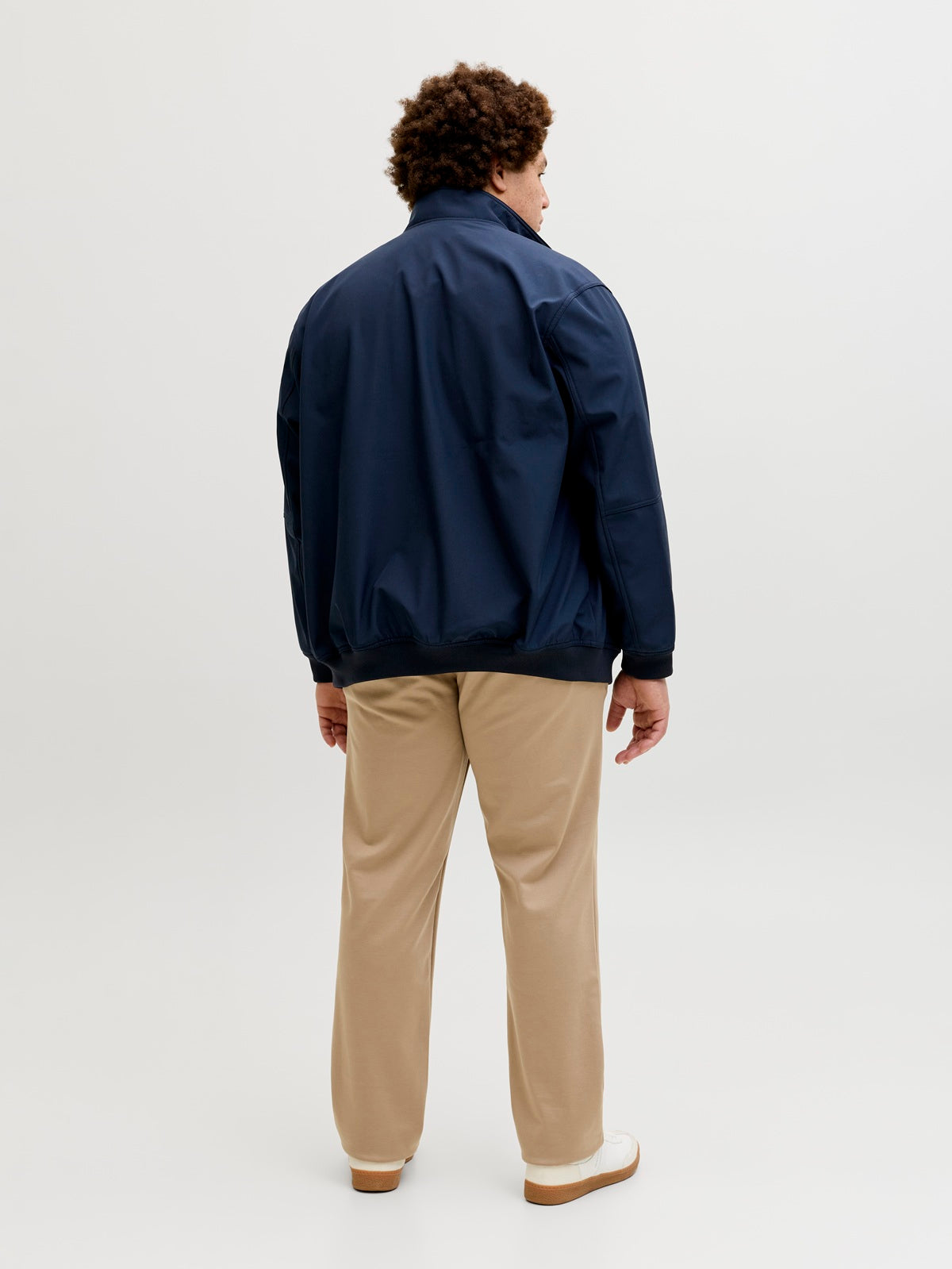 JACK&JONES JJEPARKER SOFTSHELL COLLAR BOMBER SN PLS BLAUW