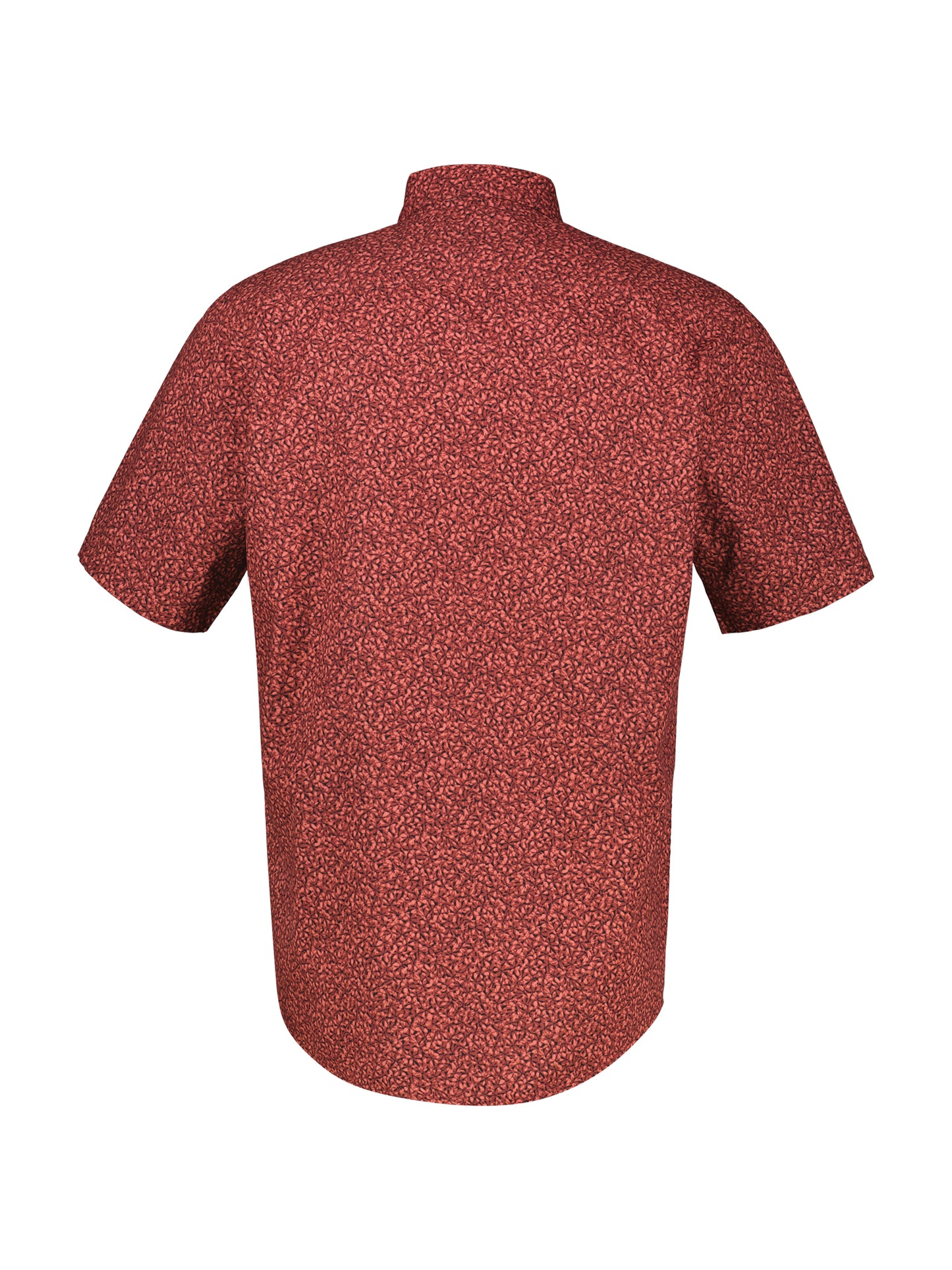 Lerros Overhemd Korte mouw Kleur Earth Red