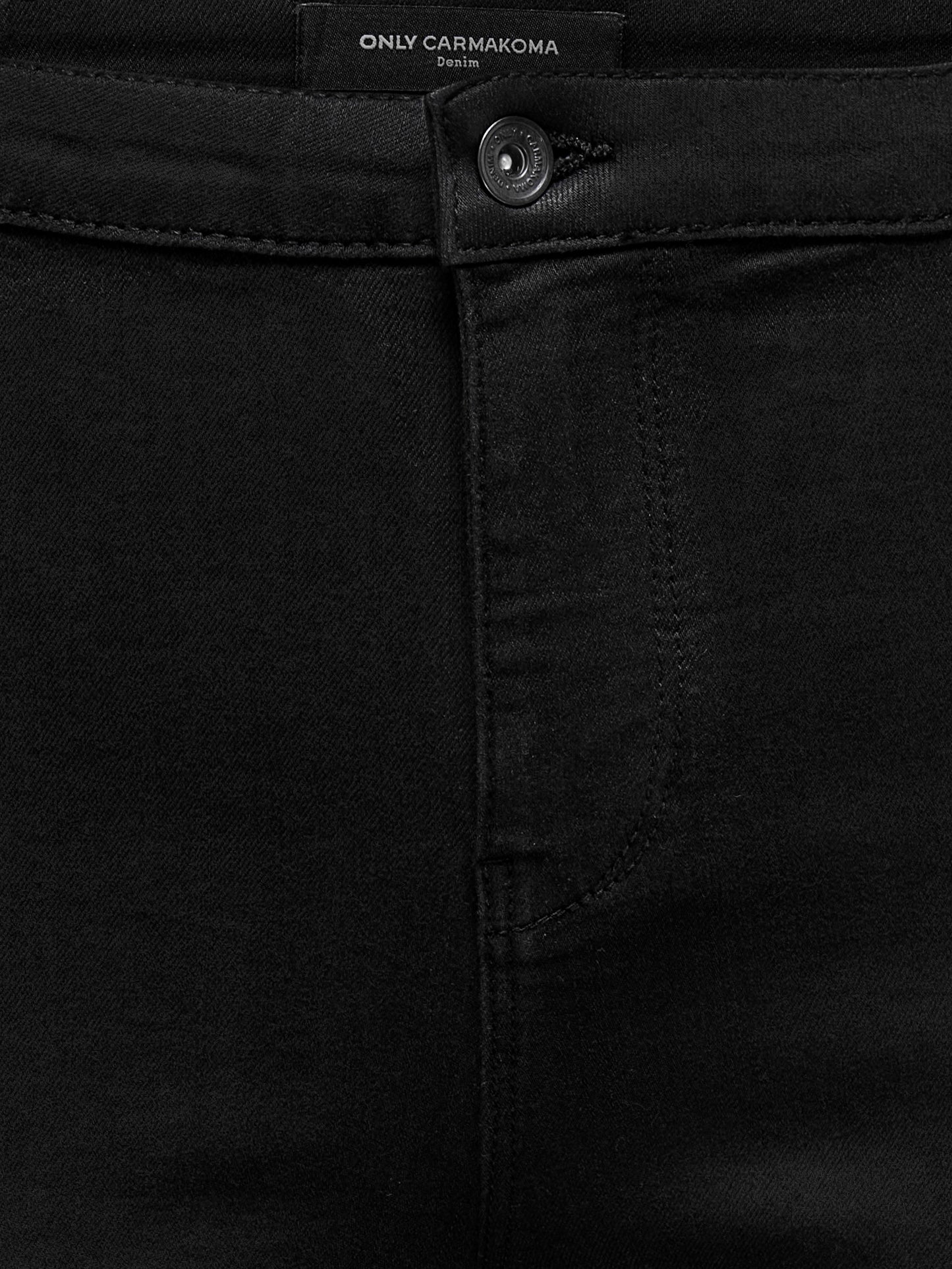 ONLY CARMAKOMA CARTHUNDER LIFE REG LONG SHORTS DNM NOOS Zwart