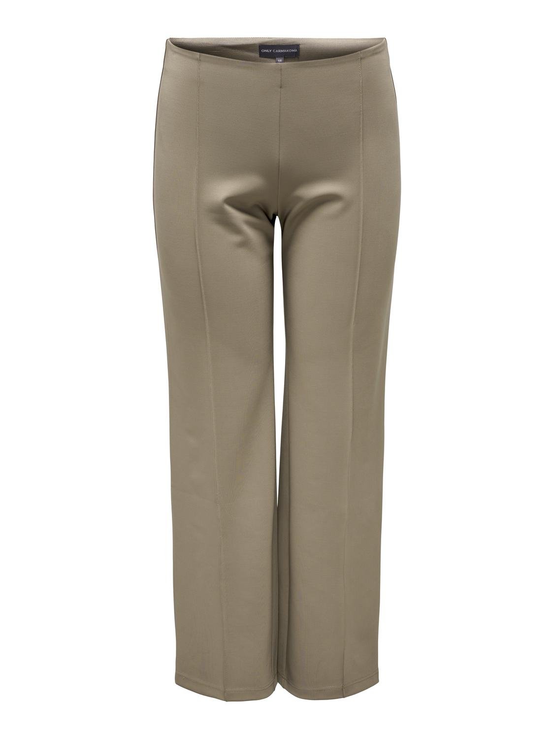 Only Carmakoma Carlaurel broek medium bruin