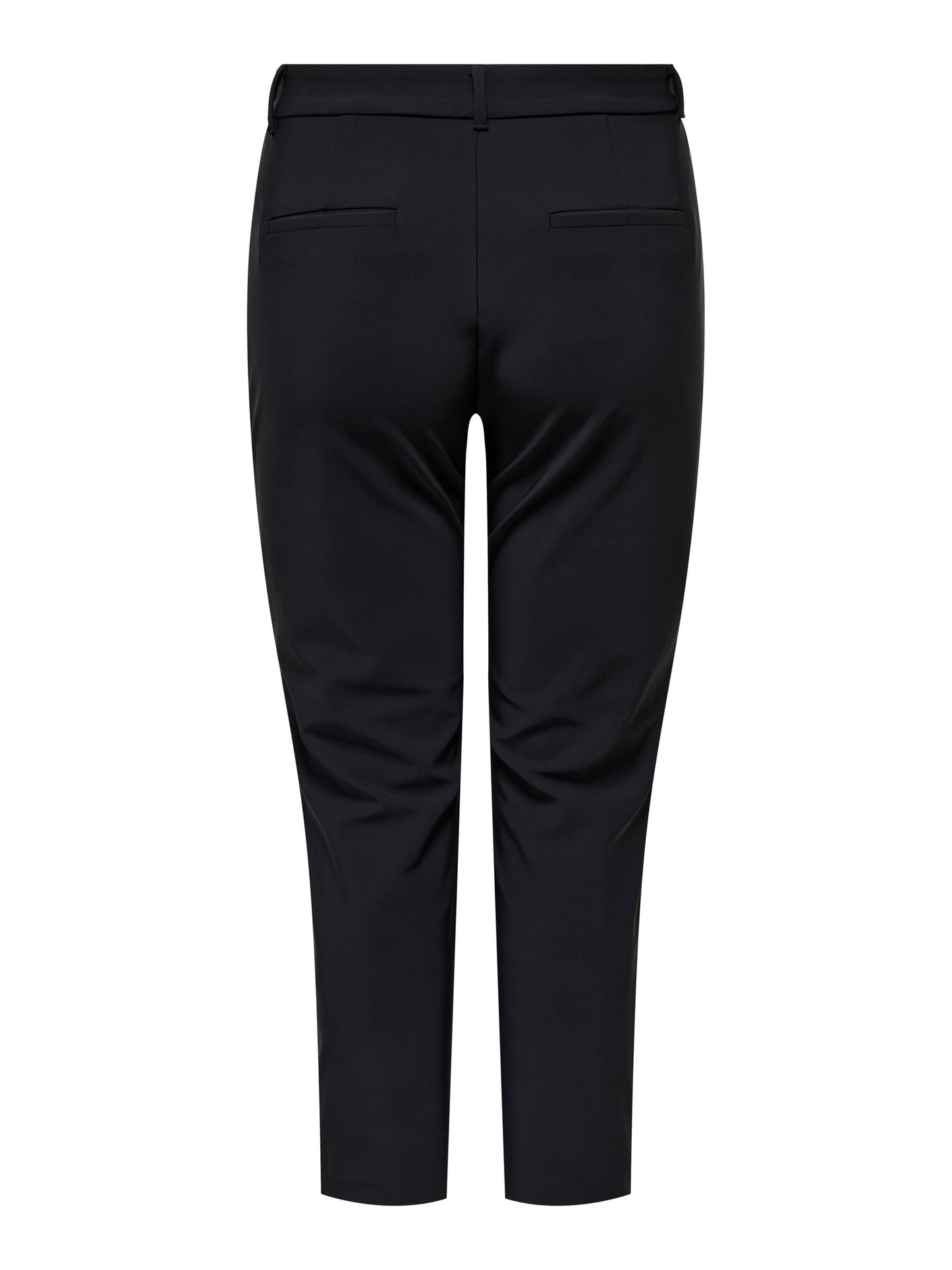 ONLY CARMAKOMA CARTRAVEL MW CIGARETTE ANK PANT TLR ZWART