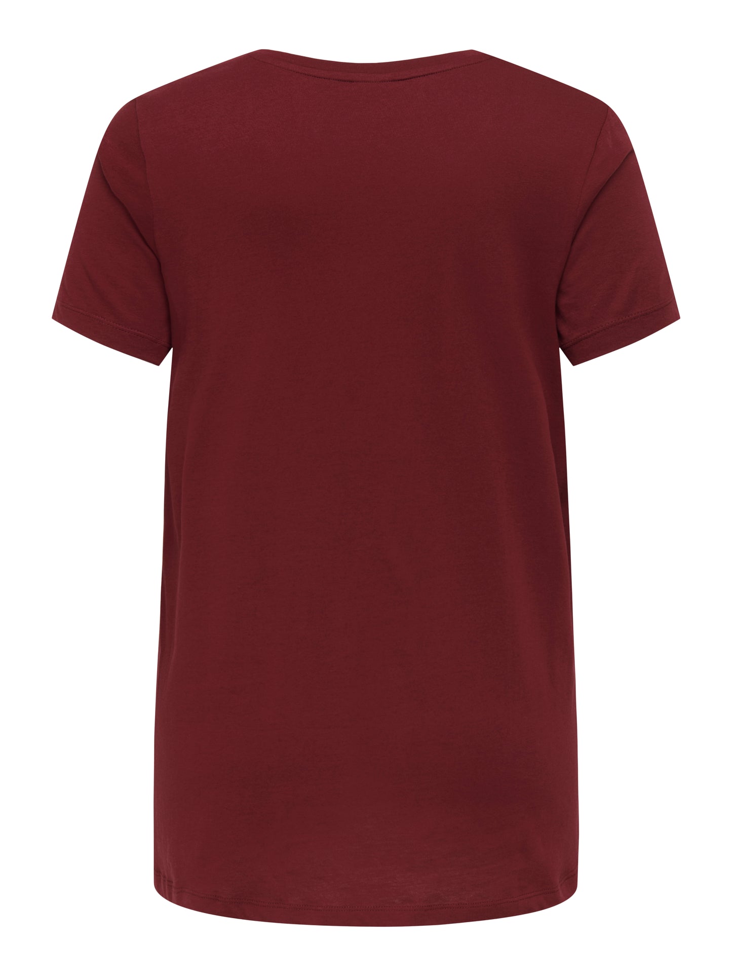 ONLY CARMAKOMA CARKALLIE LIFE SS V-NECK A-SHAPE TEE WIJNROOD