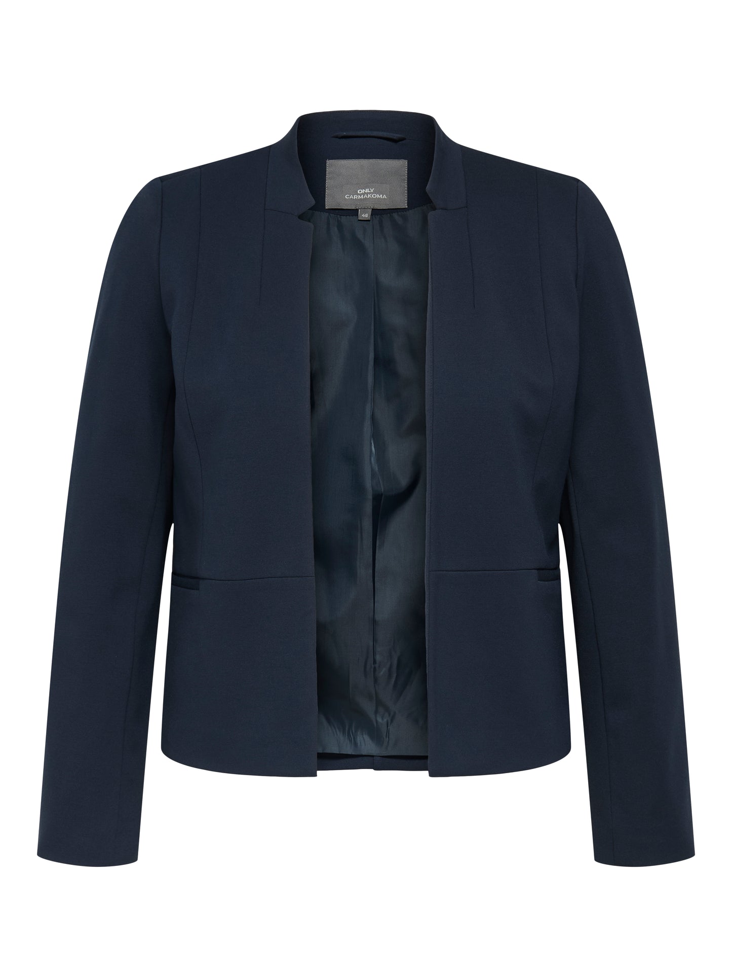 ONLY CARMAKOMA CARGOLDTRASH-MADDY LIFE L/S BLAZER TLR BLAUW