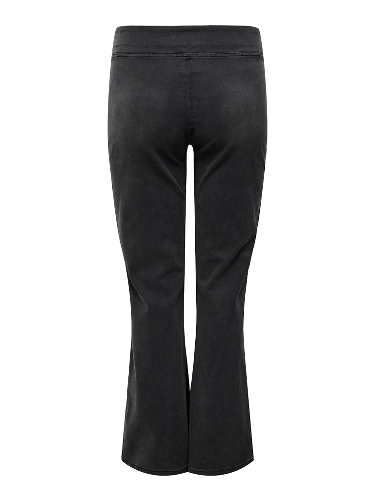 Only Carmakoma CARROYAL MID WAIST FLARED LEGGING NOOS zwart