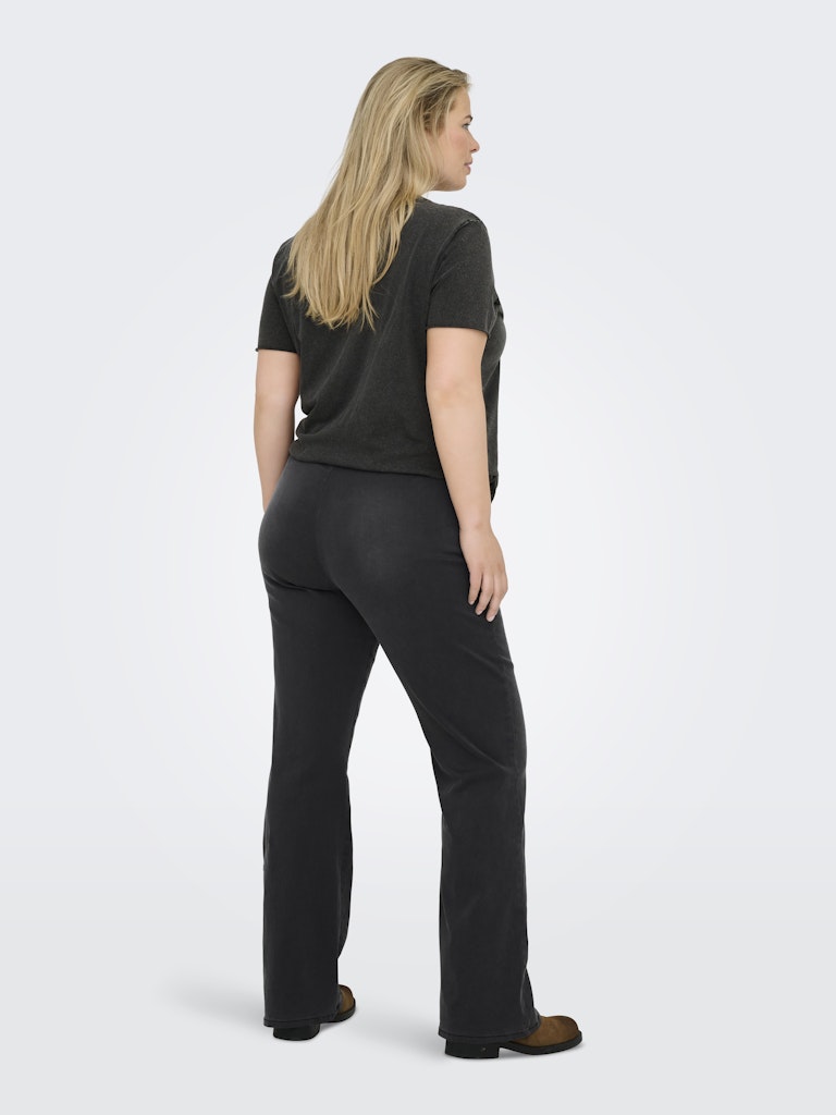 Only Carmakoma CARROYAL MID WAIST FLARED LEGGING NOOS zwart