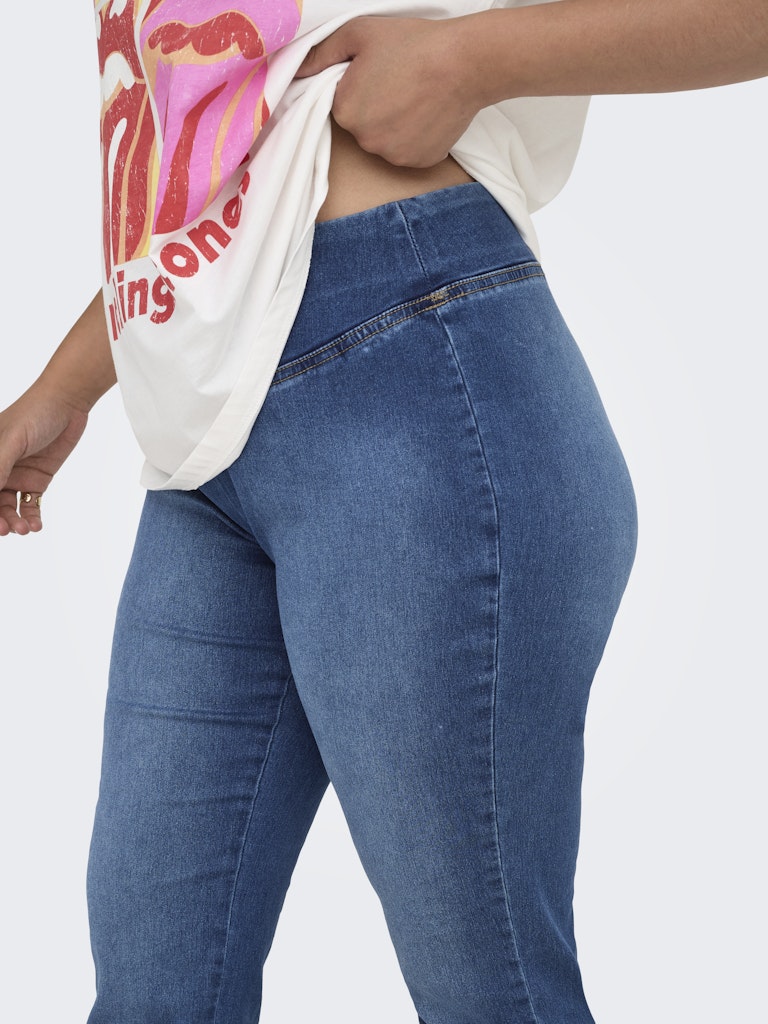 Only Carmakoma CARROYAL MID WAIST FLARED LEGGING NOOS md Blue