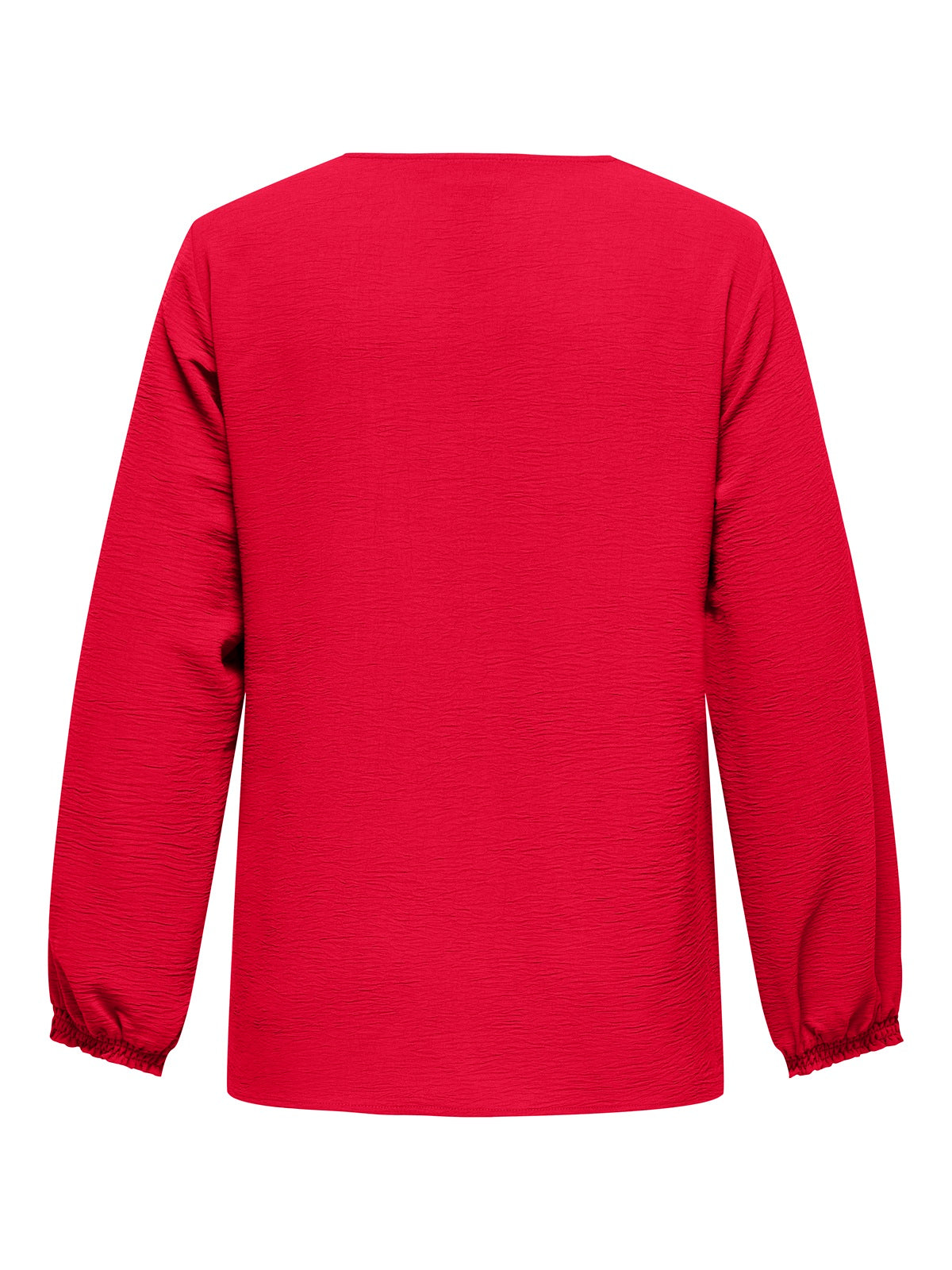 ONLY CARMAKOMA CARMETTA LIFE 3/4 V-NECK TOP WVN ROOD