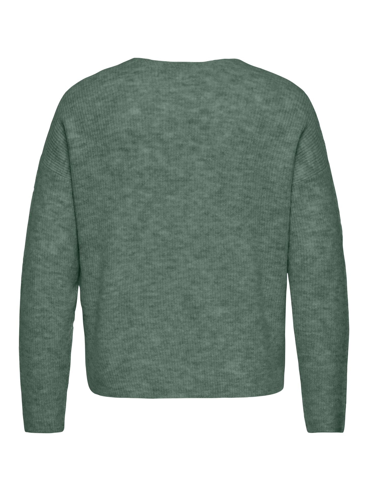 ONLY CARMAKOMA CARCAMILLA V-NECK L/S PULLOVER KNT NOOS GROEN