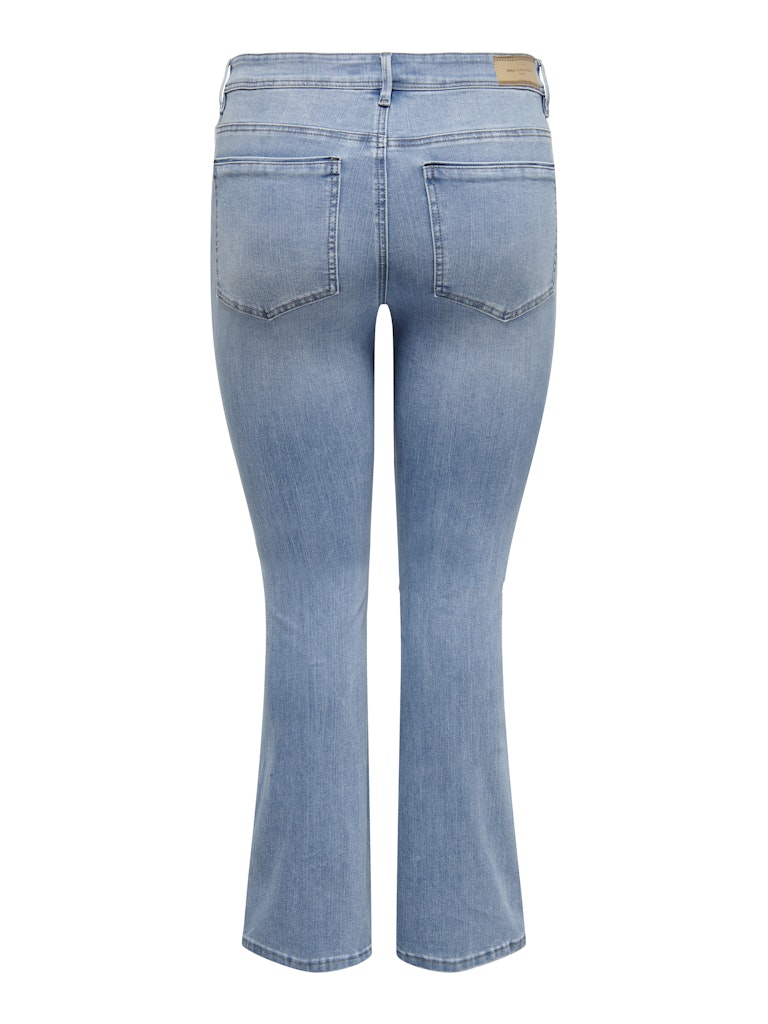 Only Carmakoma CARSALLY HW SK FLARED DNM BJ759 NOOS Light Medium Blue Denim