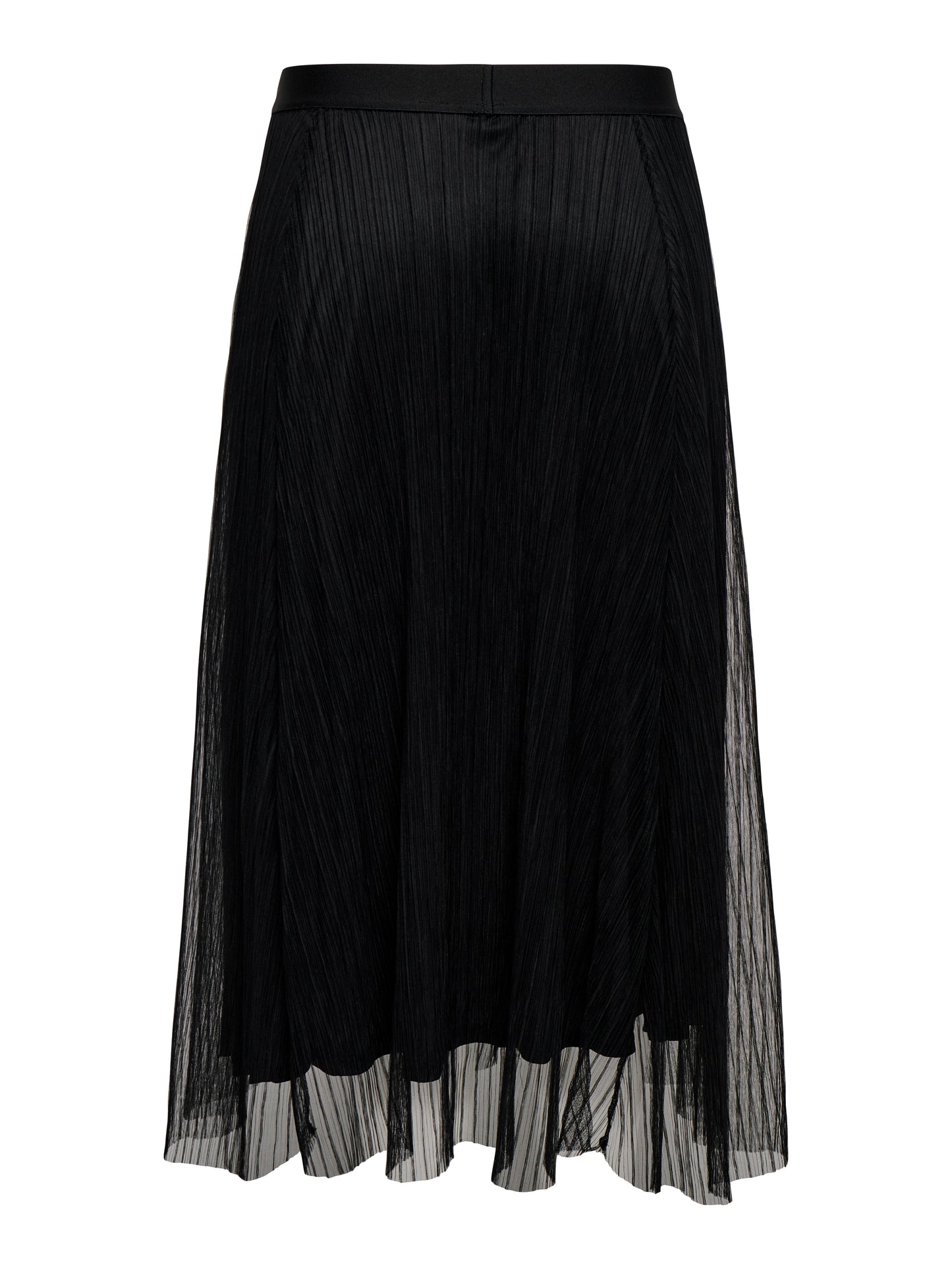 ONLY CARMAKOMA CARLAVINA SKIRT JRS ZWART