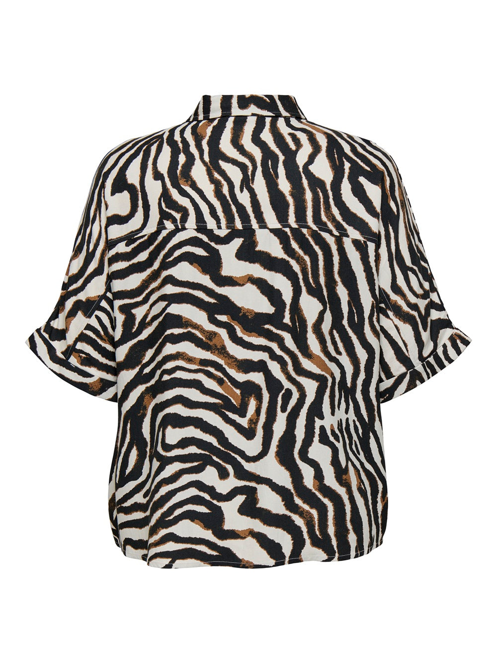 ONLY CARMAKOMA CARBERTE LIFE 2/4 SHIRT AOP